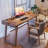 Light Walnut Rectangular Solid Wood Writing desk-1652252664