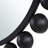 Asana Metal Round Wall Mirror-2126998655