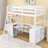 Edmea Kids Twin Loft Bed with Drawers-764585105
