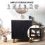 Ensemble de meuble-lavabo simple moderne 30 po noir