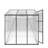 Newly Marketed Gain Height Windproofaluminum Greenhouse 6X6 FT Polycarbonate Greenhouse Raised Base And Anchor Aluminum Heavy Duty Walk-In Greenhouses For Outdoor Backyard In All Season-125343864-125343866