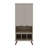 Hampton Mid-Century Modern 2-Door Accent Cabinet with 6 Adjustable Shelves in Off White-1045587059