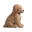 10" Golden Retriever Puppy Statue