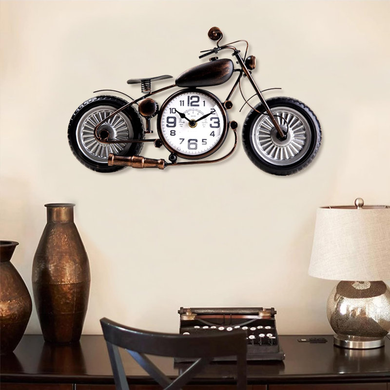 Motorcycle Desktop Clock