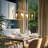 Stenberg 6-Light Kitchen Island Geometric Chandelier