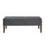Banc capitonné avec rangement