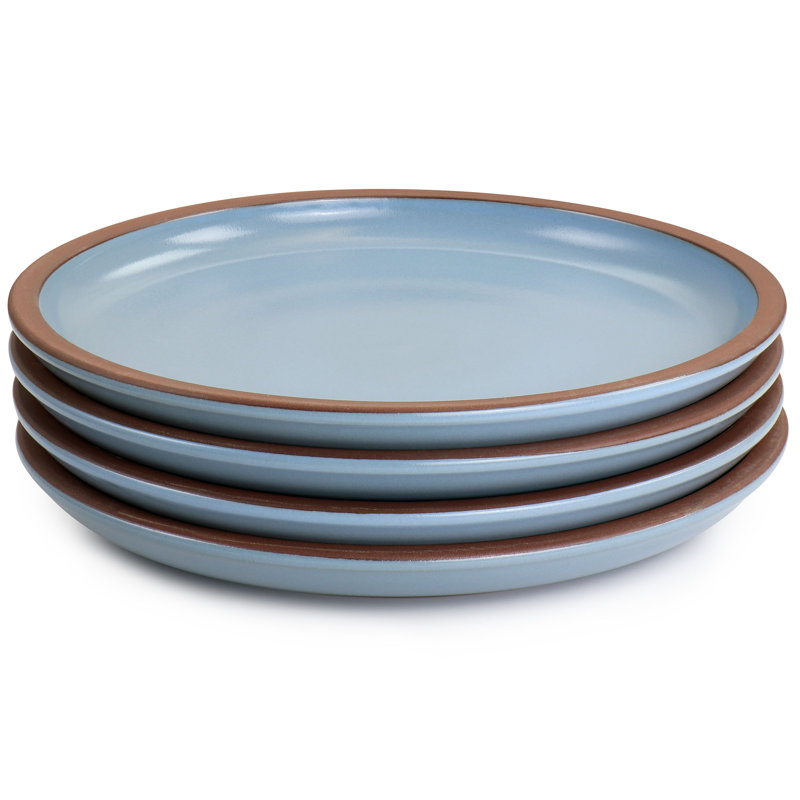 Ensemble de 4 assiettes en terre cuite Gibson Elite Dumont