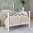 Twin Exquisite Metal Platform Bed with Sturdy and Stable Structure, Spacious Storage, Easy Assembly, White-393994986-393977109