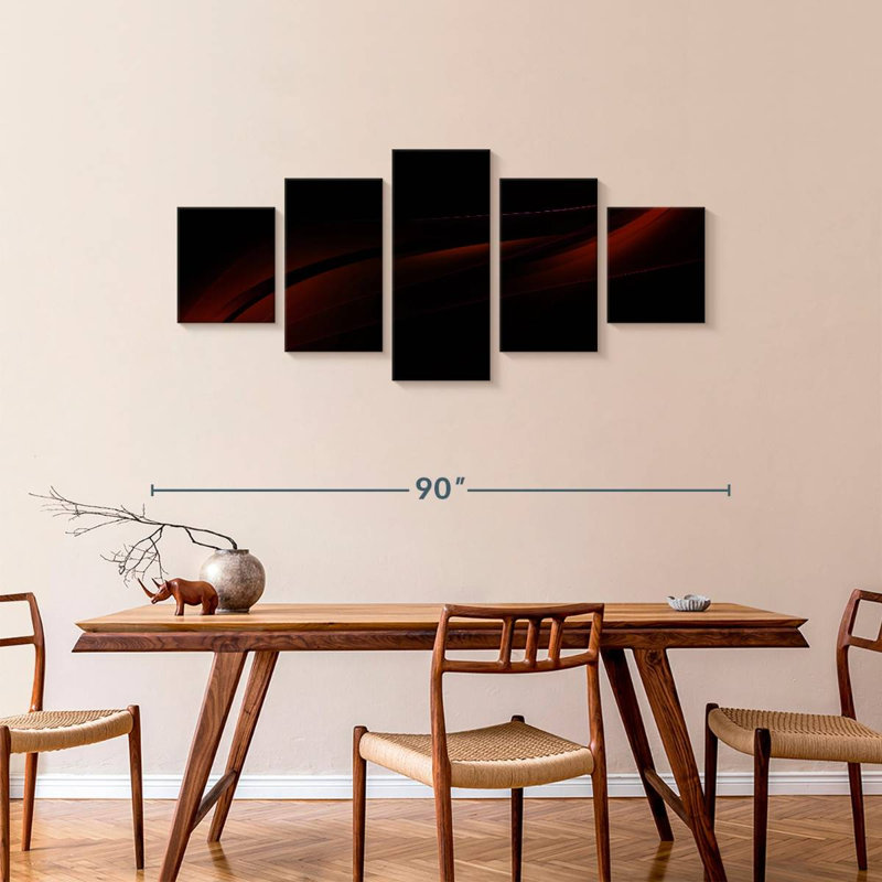 Black Glazer, 36" H x 80" W