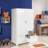 White Wardrobe 2 Doors 2 Drawers