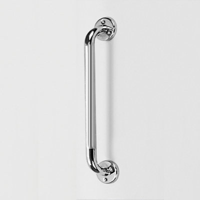 Slip-Resistant Chrome Large Grab Bar