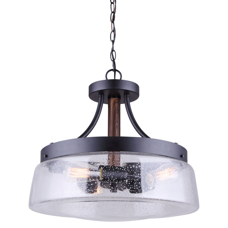Lustre tambour à intensité variable 3 lumières Monongah