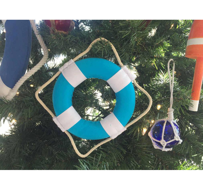 Boule de Noël décorative, Bleu pâle