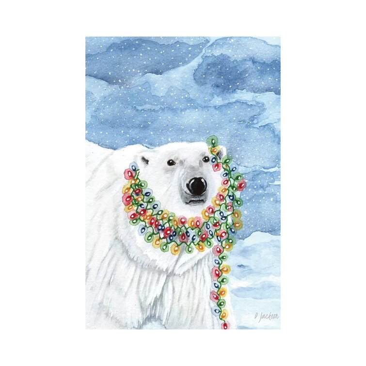 Christmas Polar Bear ~ Painting Kit