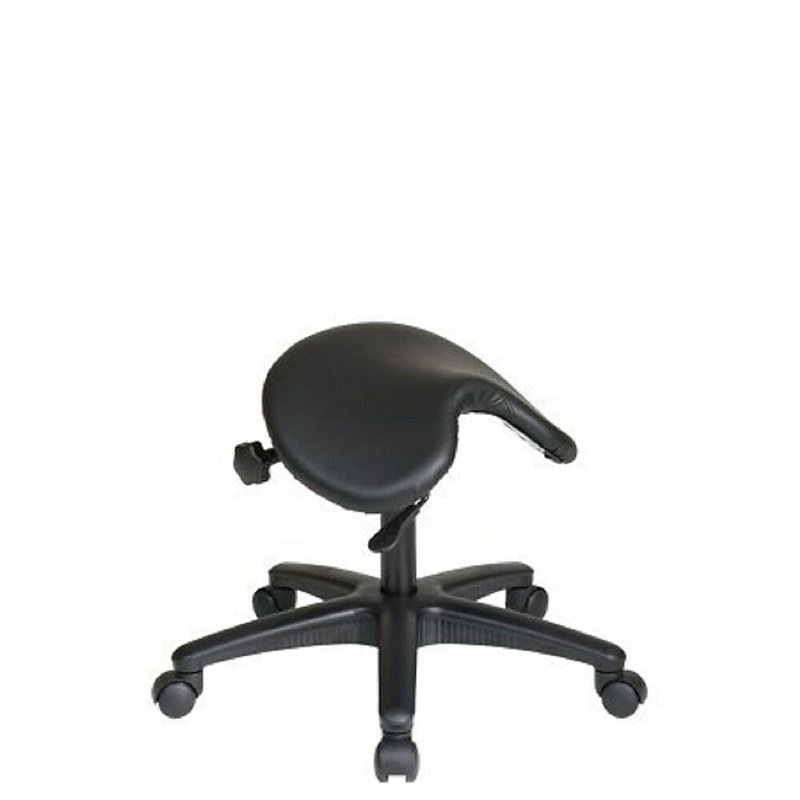 Adjustable Height Ergonomic Lab Stool with Wheels