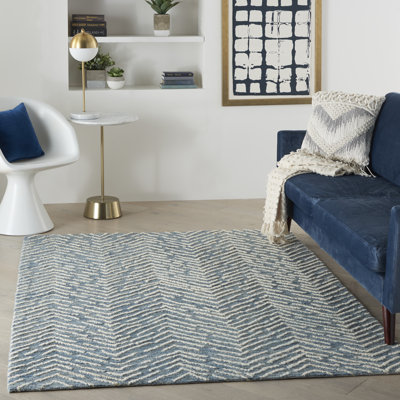 Jambi Chevron Hand Woven Area Rug