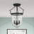Husman Glass Semi Flush Mount-16518443-16518437