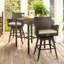 Tabouret de bar de patio 27" avec coussin Mcconnell