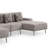 Upholstered 64 " U-Shaped Seating Component