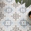 Vintage Crest 30.48 x 30.48cm Self-adhesive Vinyl Floor Tiles Pack 11 (1sqm)