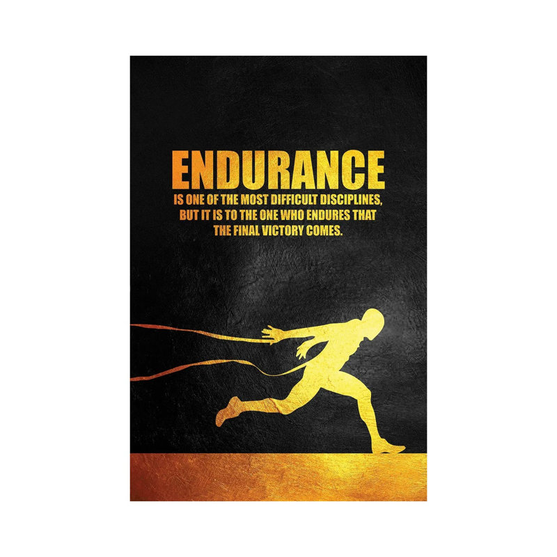 Endurance by Adrian Baldovino - Wrapped Canvas Painting, 20.32 cm H x 30.48 cm W x 1.91 cm D
