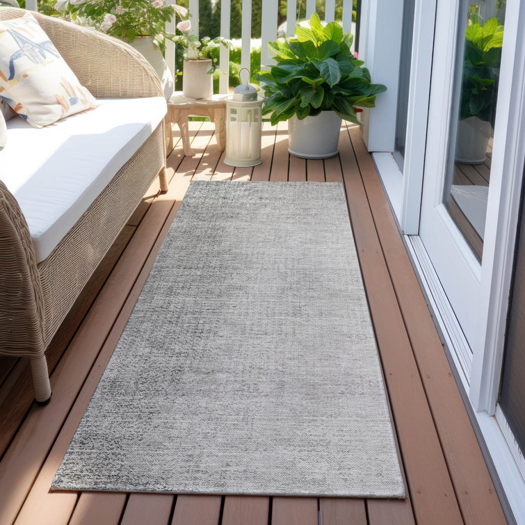 Malchow Washable Ombre Indoor / Outdoor Rug