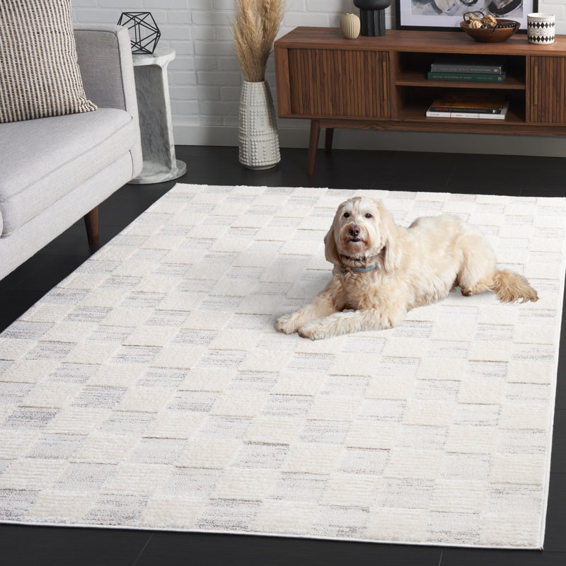 Tapis à carreaux Tuule Performance, Rectangle 4 po x 6 po