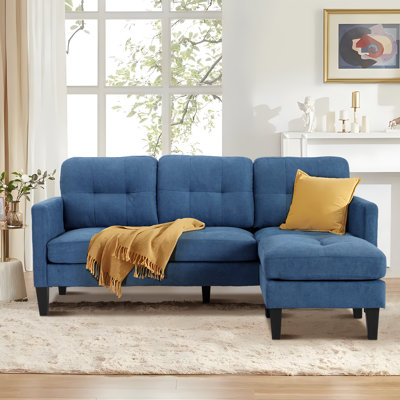 Atiye 74'' Upholstered Convertible Sofa