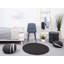 Round Solid Colour Wool Hand Woven Area Rug-38568216