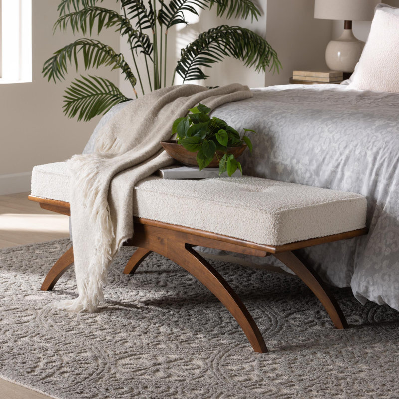 Anup Railee Bench, Cream