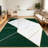 Emerald Gold Geometric carpet-easy to clean, machine-washable, soft and comfortable; suitable for door mats, kitchens, living rooms, bedrooms, corridors, and laundry areas. Easy to clean, durable carpet for home decoration.-130037002