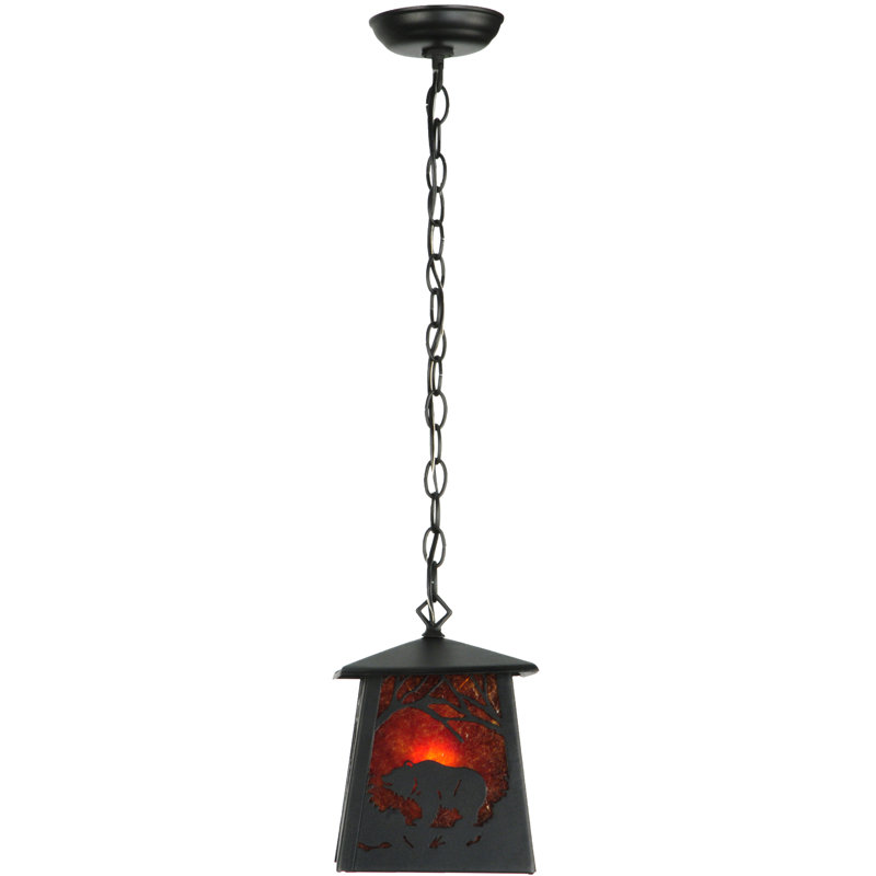 Luminaire suspendu géométrique 1 lumières lanterne