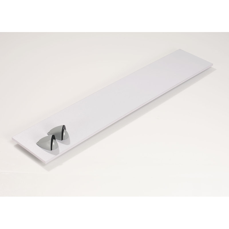 Bracket Shelf, Silver, 3.38" H x 36.00" W x 7.06" D