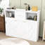 Lit escamotable simple en bois avec station de charge intégrée, tiroir de rangement et tablettes-2030207006