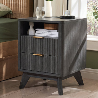 Hardester Vintage 2-Drawer Nightstand