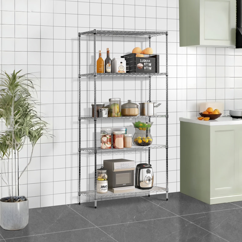 Cown 90cm W Metal Shelving Unit
