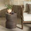Brixby Outdoor Round Side Table-840672243