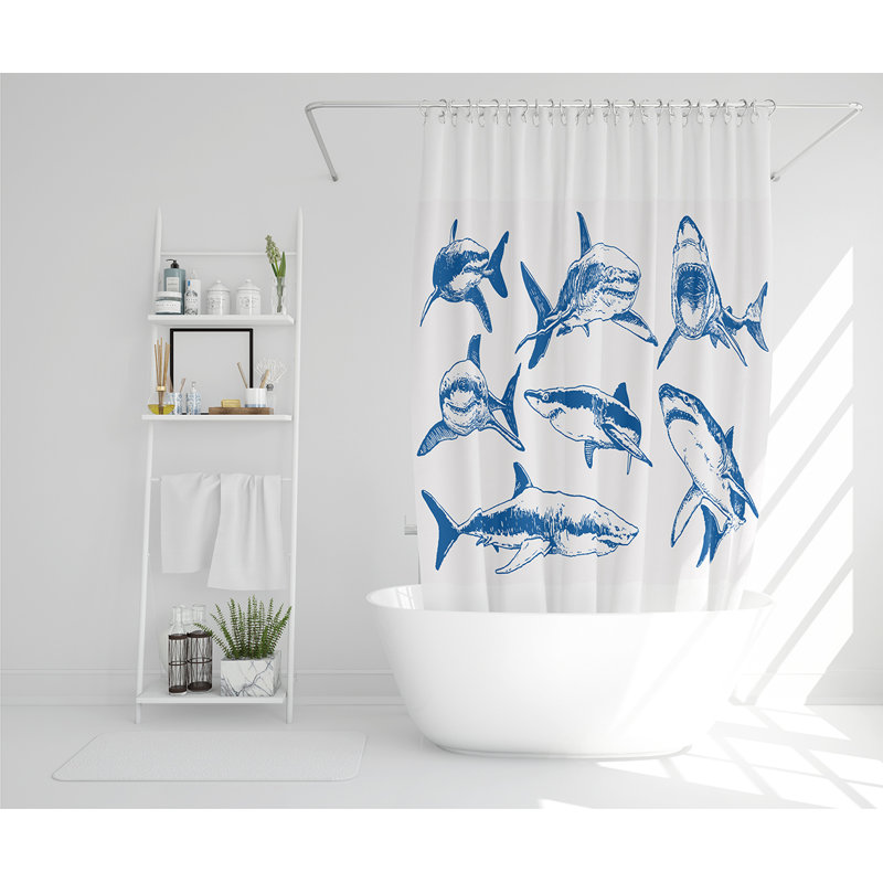 Elle-Leigh Polyester Shower Curtain