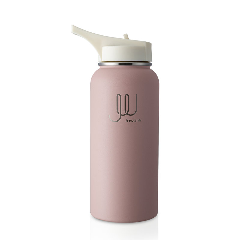 JOWARE 32oz. Double Wall Insulated Water Bottle, Pink