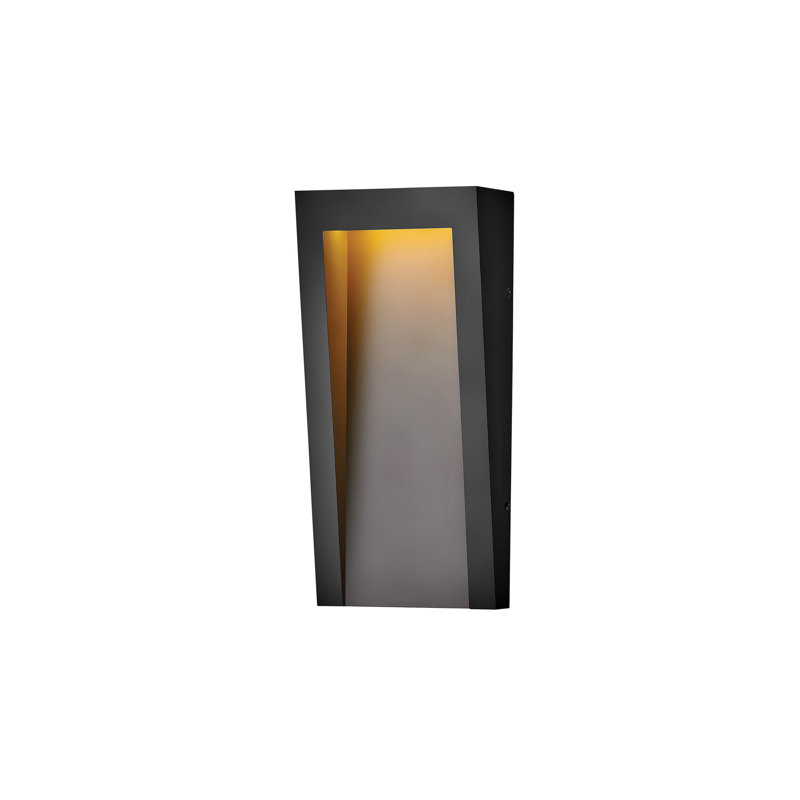 Taper LED Outdoor Flush Mount, Black