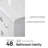 Latichia 48.03 " W Freestanding Standard 1 Single Vanity Bathroom Vanity With Cultured Marble Top