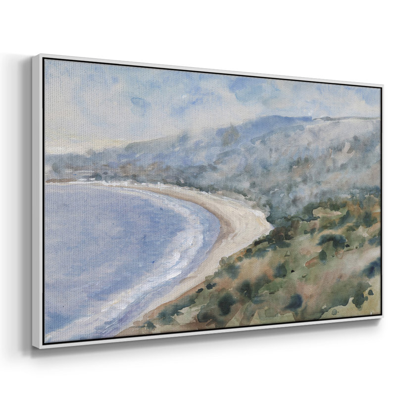 «Coastal Mist I», reproduction sur toile, H 27 po x l 41 po x P 2 po, Blanc