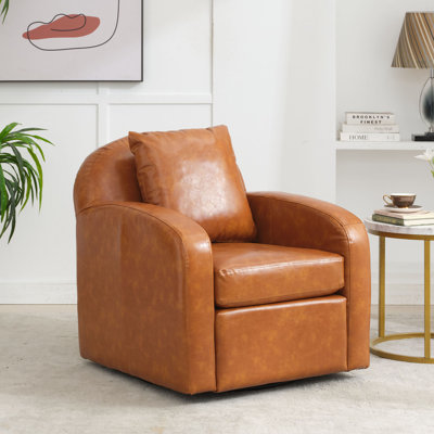 Fauteuil pivotant rembourré Oaklynd
