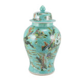 Chinoiserie Handmade Jar