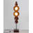 Wabi Sabi Wood Round Panel Ambient Floor Ornament