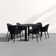 Farrah 6 - Person Patio Dining Set with Extendable Rectangular Table