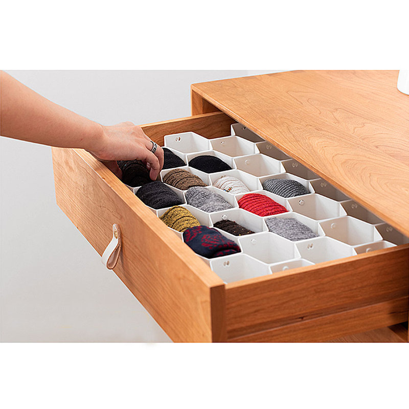 Armoire de rangement simple à conception asymétrique, Couleur de bois de cerisier