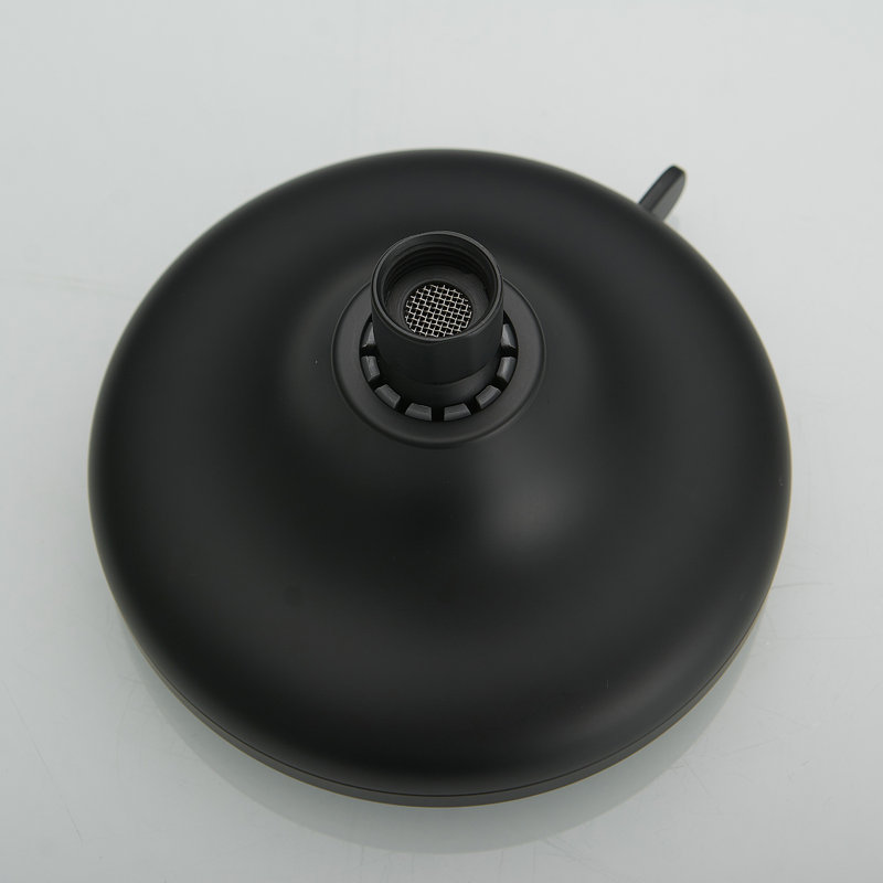 Matte Black Dual Function Rain Shower Faucet Combo Set
