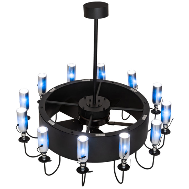 Tuscan Vineyard Downrod Ceiling Fan