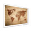 Ancienne carte du monde VII - reproduction d'art sur toile-59625121-59625131
